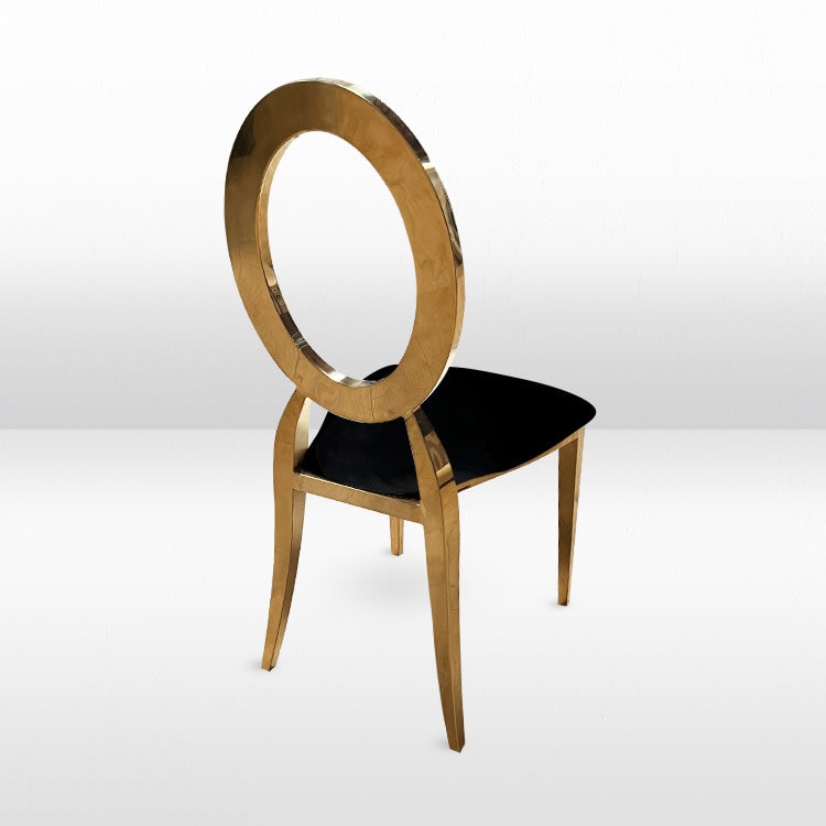 Halo Dining Chair with Black Pads view 4