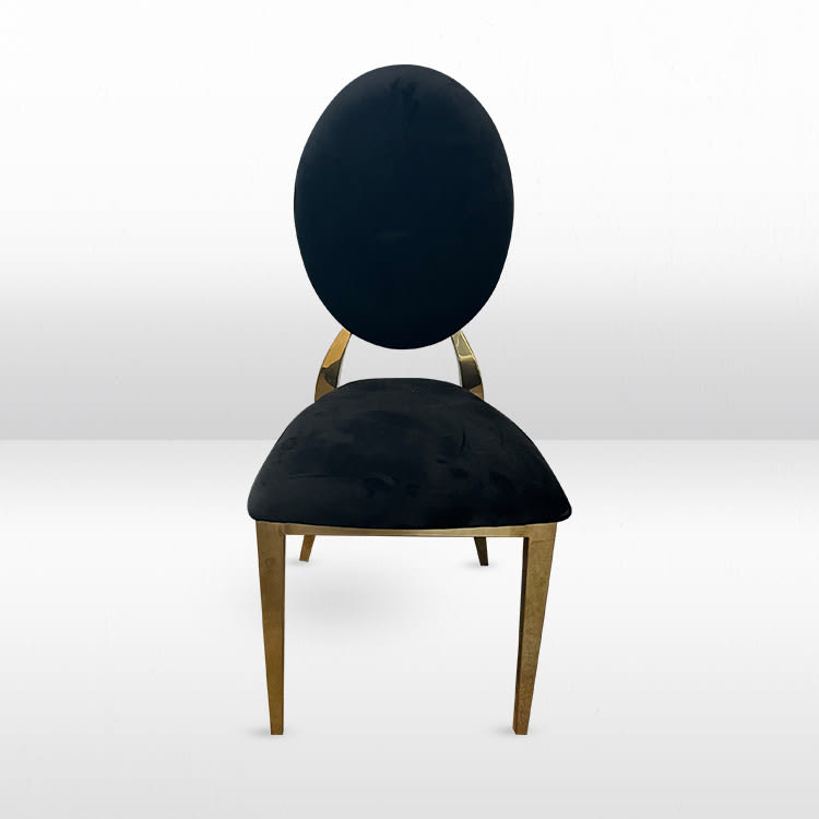Garbo Dining Chair with Black Pads view 3