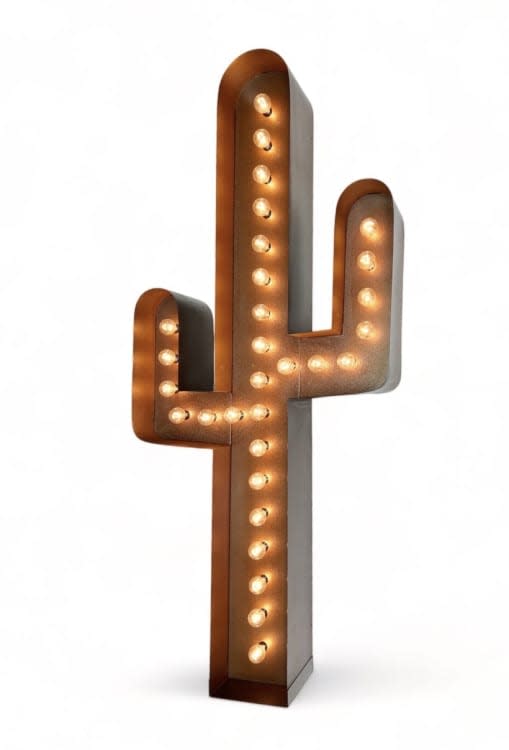 Cactus Marquee Sign - 6ft view 4