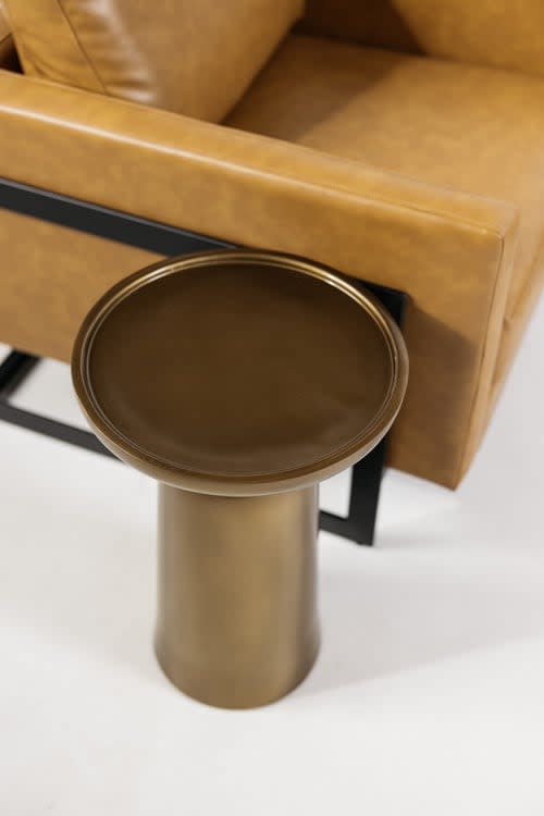 Mesa Side Table - Gold view 3