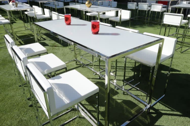 Rivington Silver Communal Table - Silver view 3
