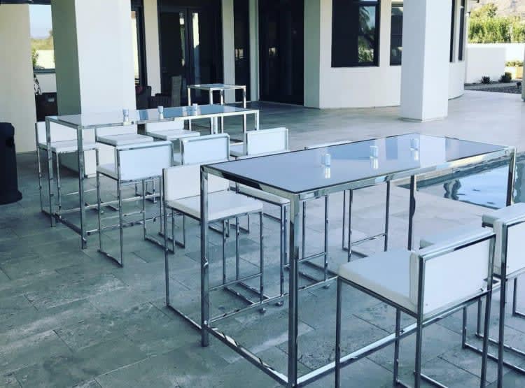 Rivington Silver Communal Table - Silver view 5