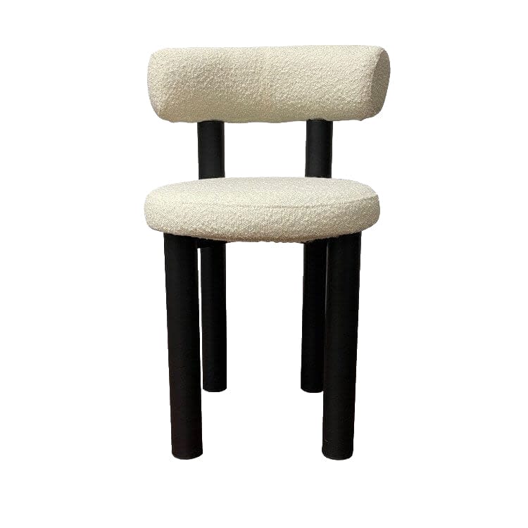 Ava Dining Chair - Ivory Boucle