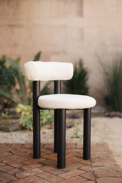 Ava Dining Chair - Ivory Boucle view 4