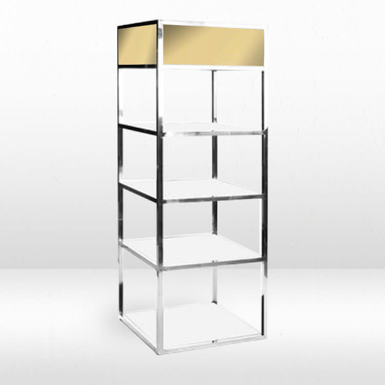 Morgan Barback - Silver Frame / Gold Mirror Inserts