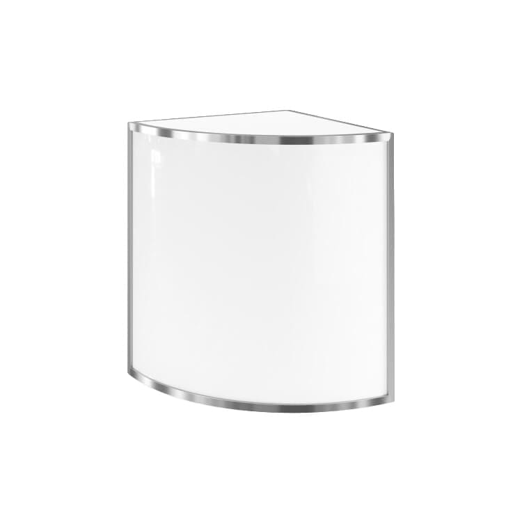Rounded Corner Avenue Bar - Silver