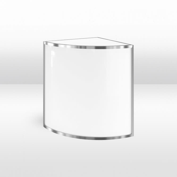 Rounded Corner Avenue Bar - Silver view 2