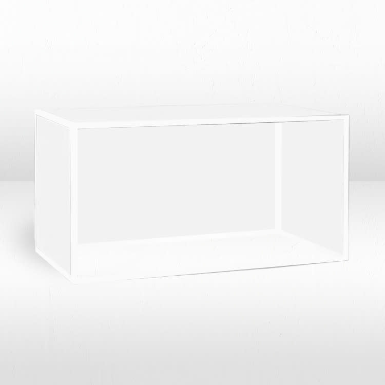 6ft Avenue Bar - White Frame / Shadowbox view 2