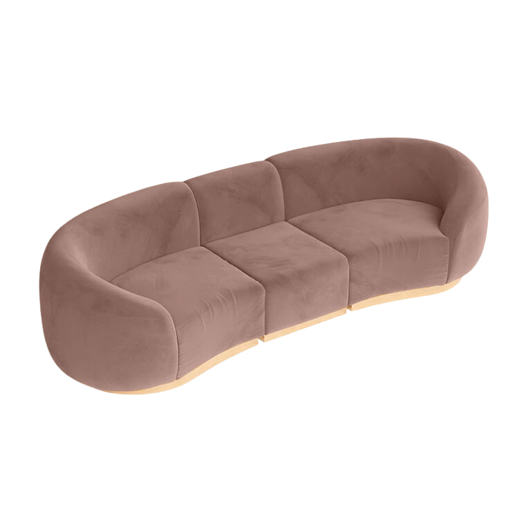 Cascade Sofa - Blush