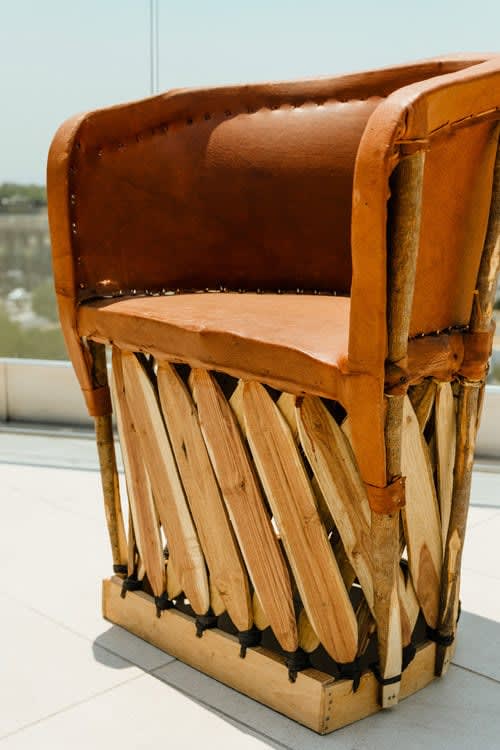 Southwest Equipale Barrel Chair view 3