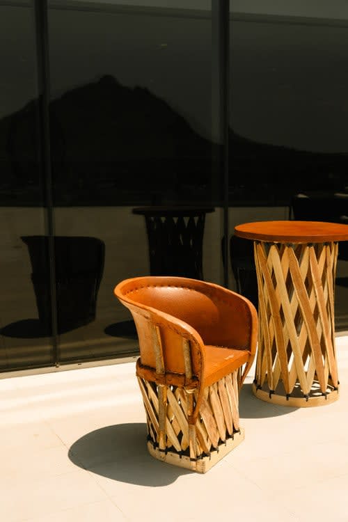 Southwest Equipale Barrel Chair view 4