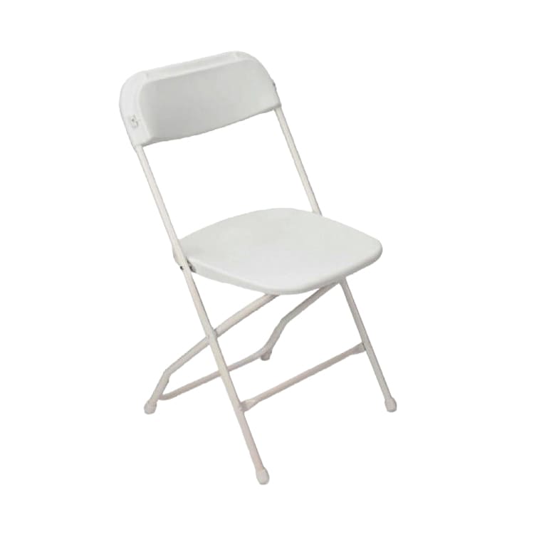 White Polyfold Folding Chair