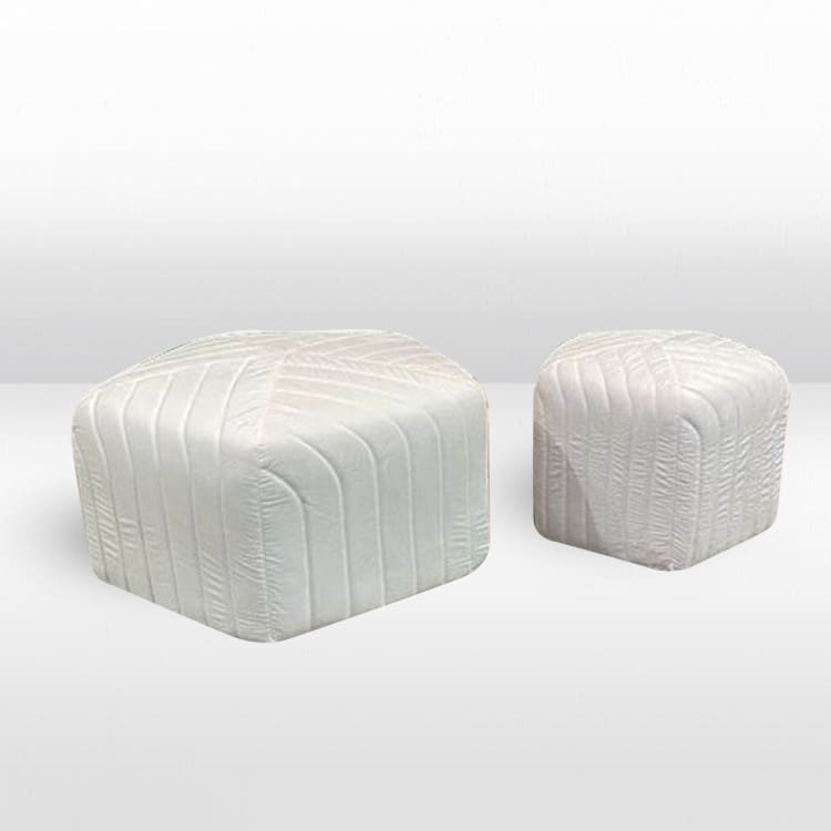 Ottoman Set - Mini and Biggie - Ivory view 4