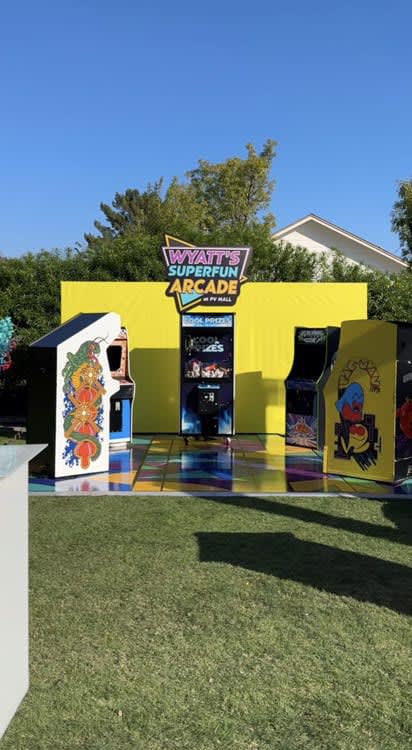 Pacman Yellow Cabinet Arcade Game view 2