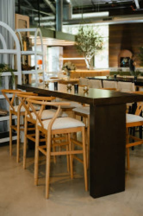 Drake Communal Table - Brown view 2