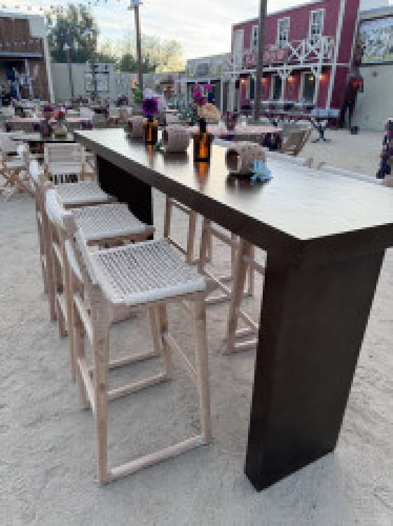 Drake Communal Table - Brown view 3