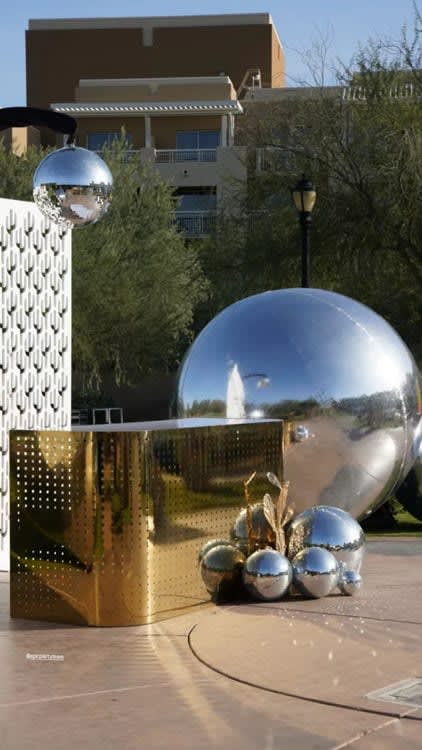 Silver Orb Ball - Small Size view 3