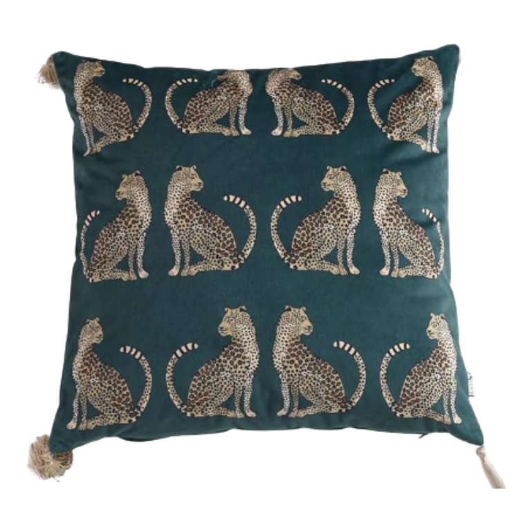 Leopard Tassel  Pillow