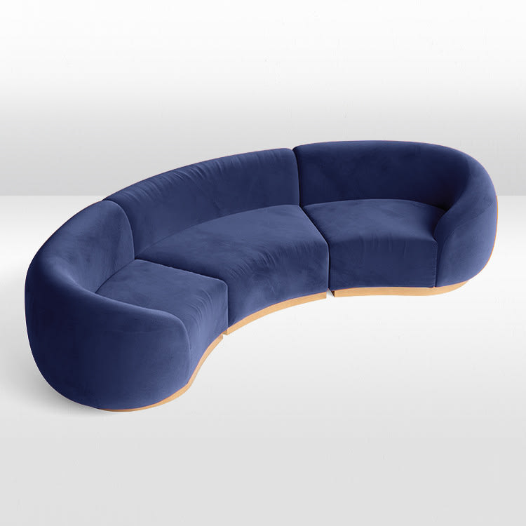 Cascade Arc Sofa - Sapphire view 2
