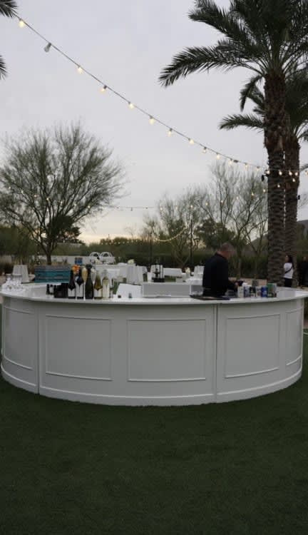 Harper Circle Bar - White view 5
