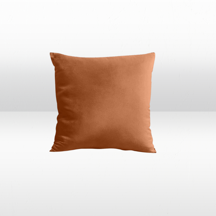 Rust Velvet Pillow view 2