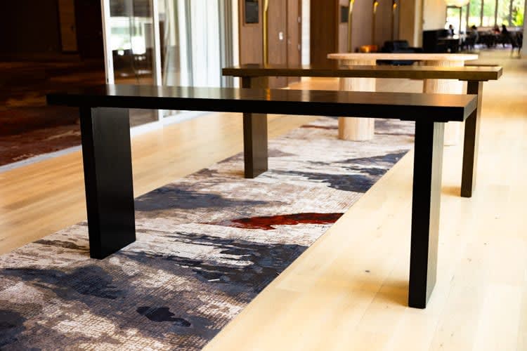 Drake Communal Table - Black view 3