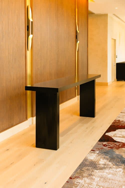 Drake Communal Table - Black view 4