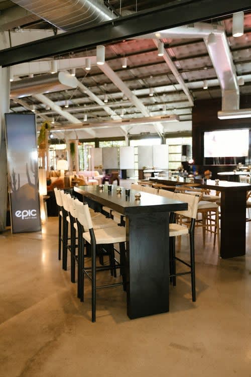 Drake Communal Table - Black view 10