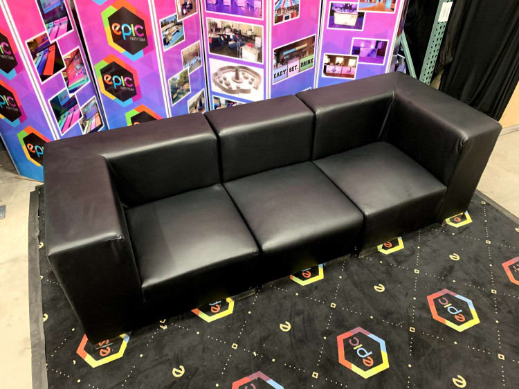 Mondrian Sofa - Black view 2