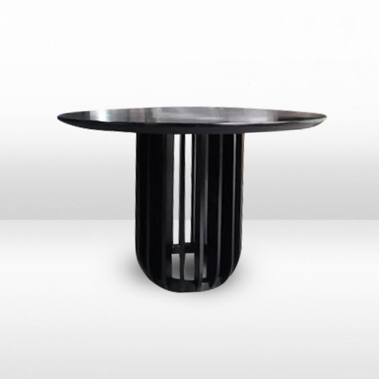 Leo Dining Table - Black view 2