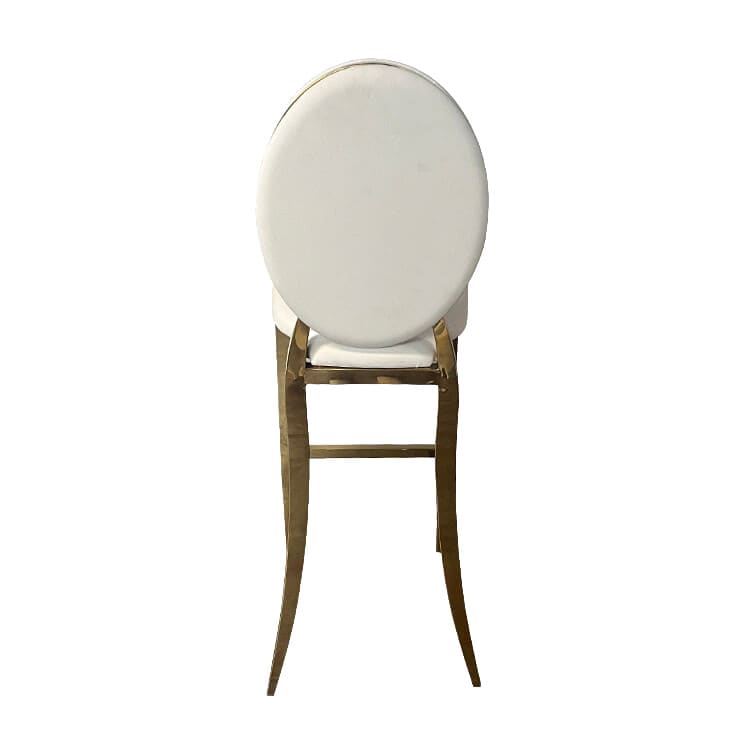 Garbo Bar Stool with Ivory Pads view 7