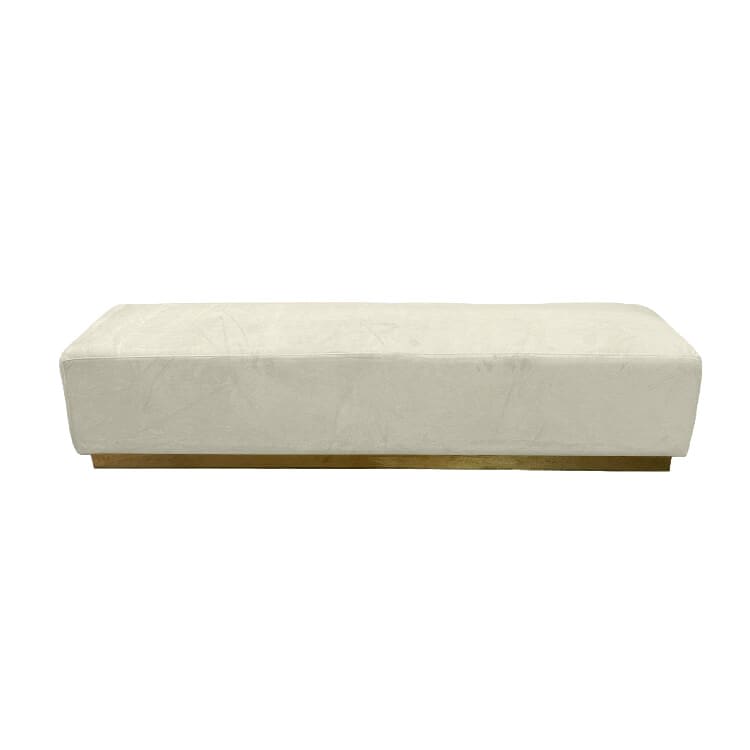 Colette Continental  Bench - Ivory