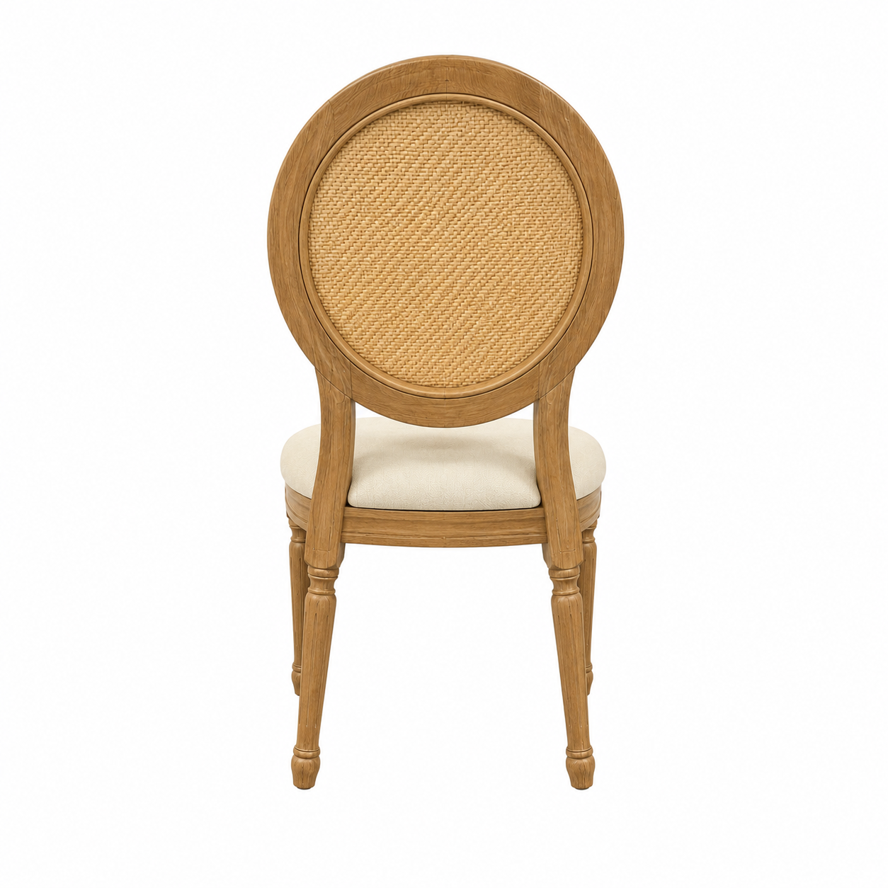 Winston Dining Chair with Rattan Back view 7