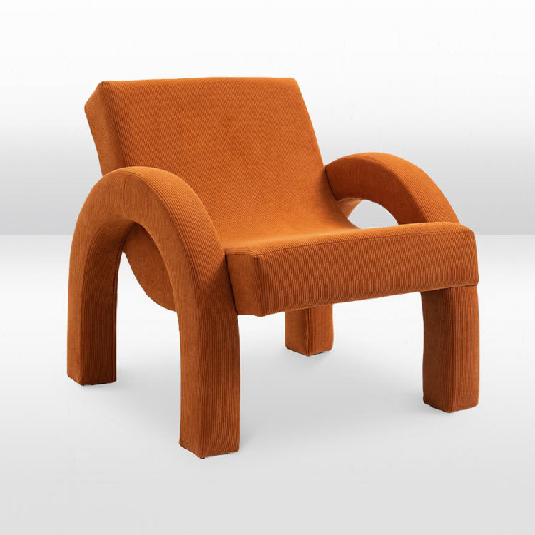 Teddy Side Chair - Orange view 2
