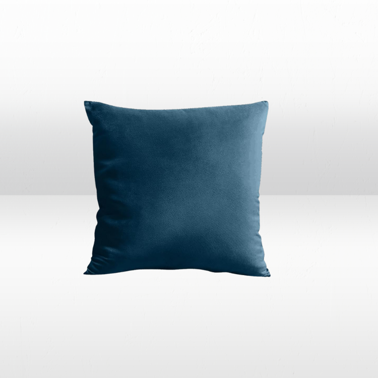 Dark Teal Velvet Pillow view 2