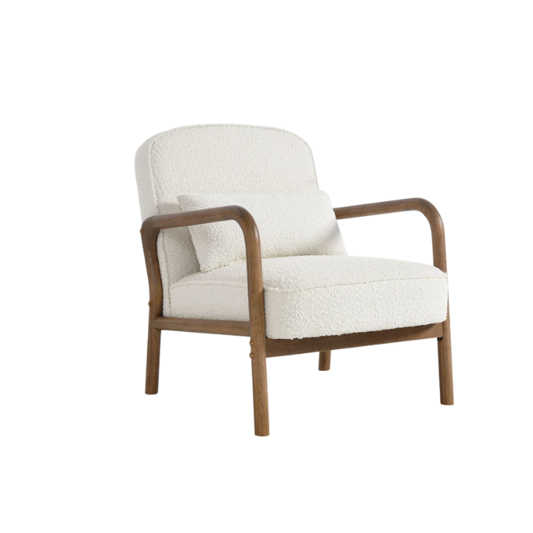 Side Chair - Dallas Ivory Boucle