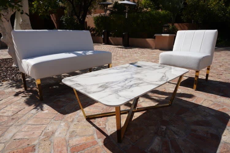 Kincaid Loveseat - White view 3