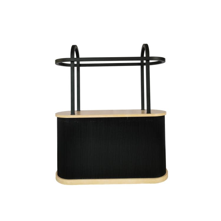 Leona Bar Cart - Black view 6