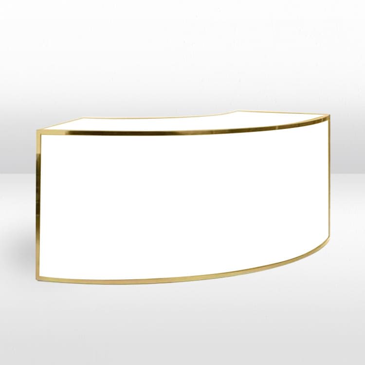 1/4 Curve Avenue Bar - Gold Frame view 2