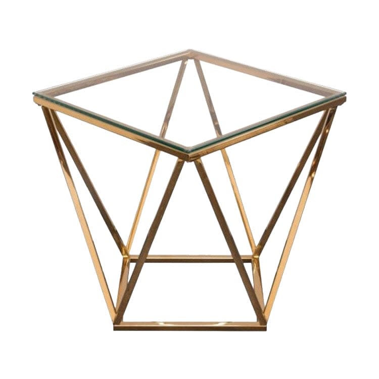 Gem Gold Frame Side Table
