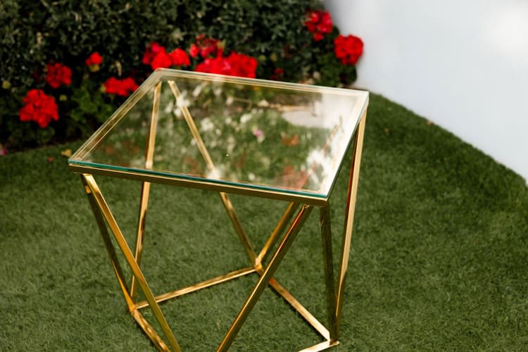 Gem Gold Frame Side Table view 3
