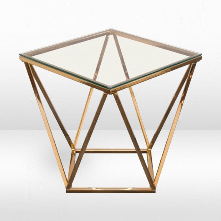 Gem Gold Frame Side Table view 10