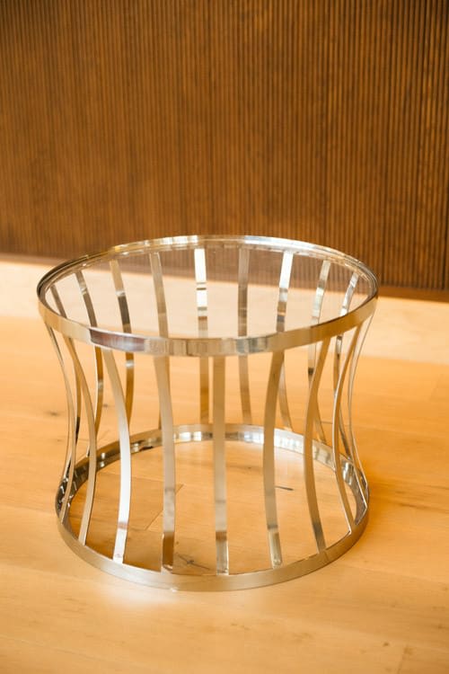 Capri Silver Side Table view 3