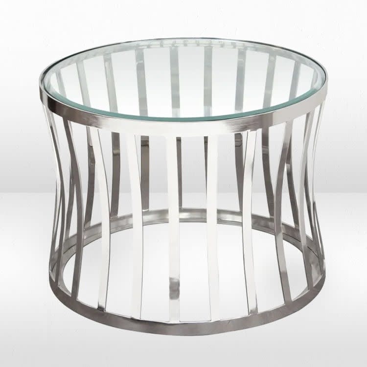 Capri Silver Side Table view 4