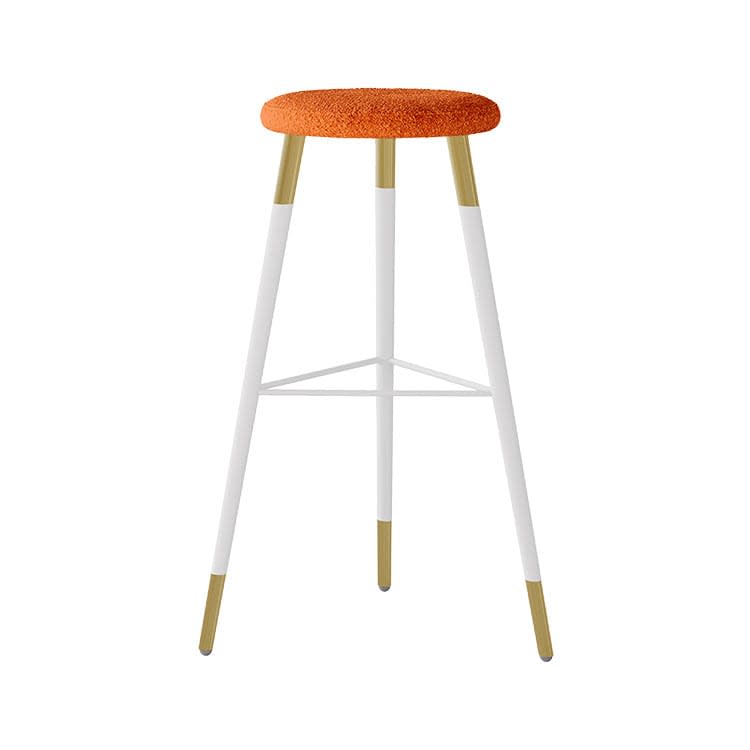 Maxwell Boucle Bar Stool - Rust