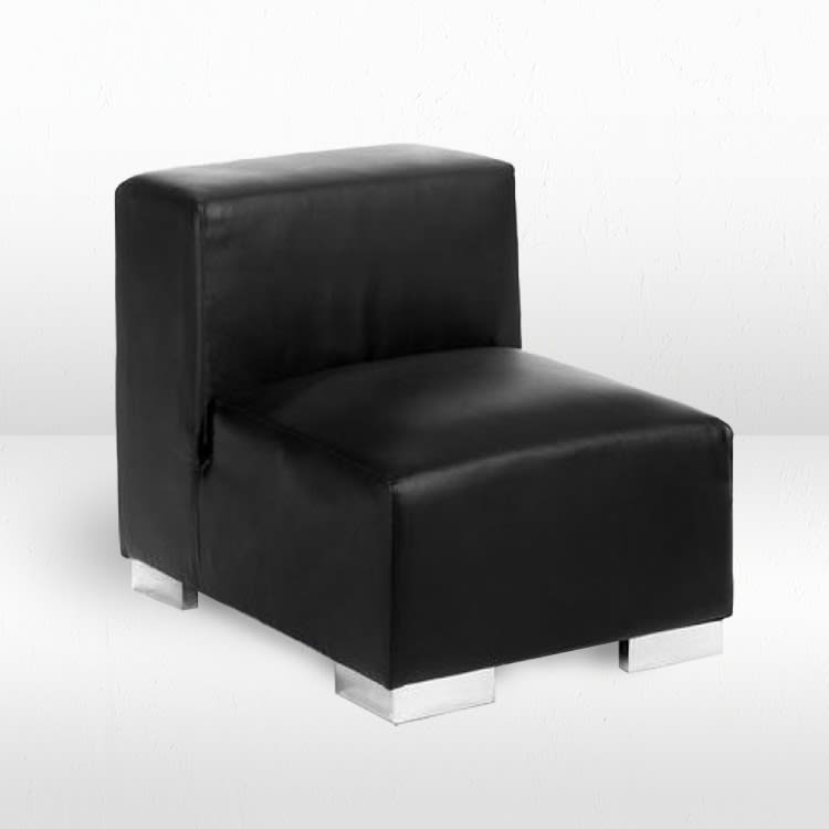 Mondrian Middle Armless - Black view 5