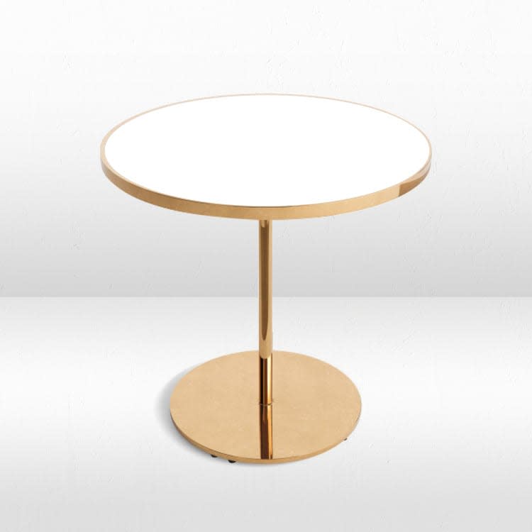 Virtu Gold Bistro Table - Gold view 2