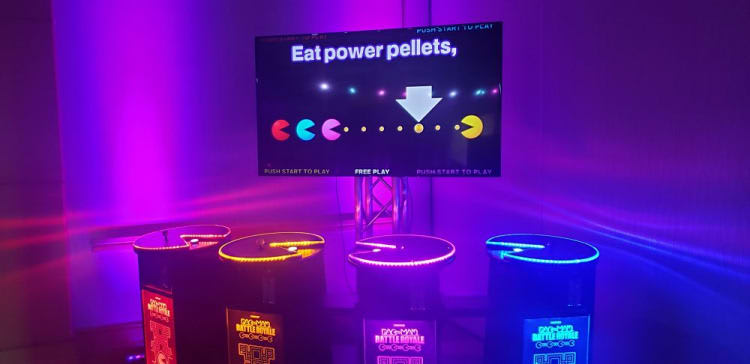 Pacman Battle Royale 4 Player Arcade Deluxe view 3