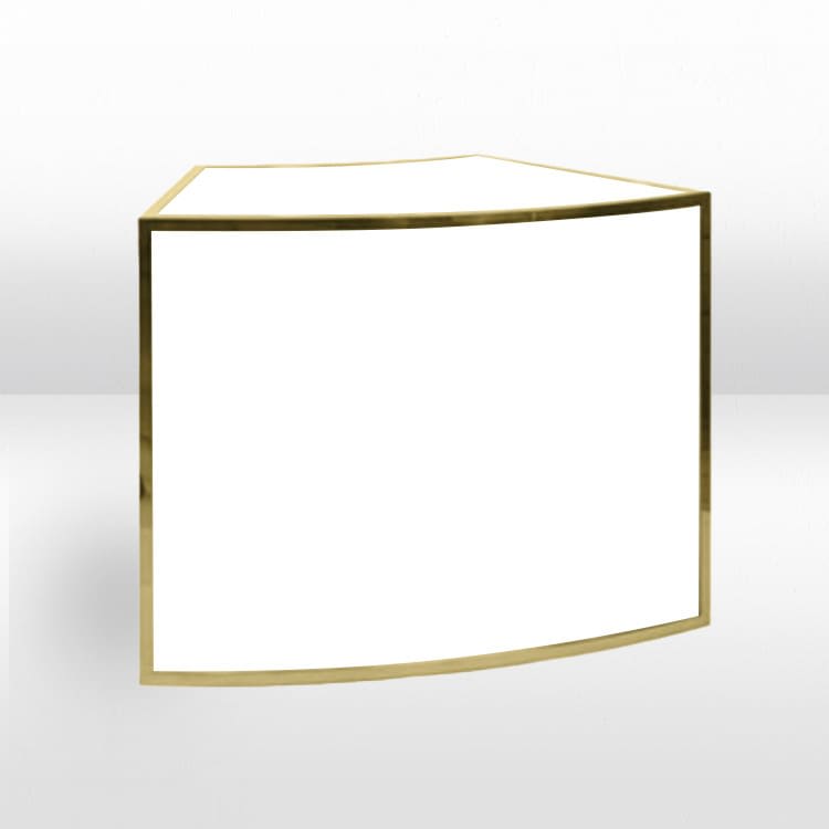 1/8 Curve Avenue Bar - Gold Frame view 2