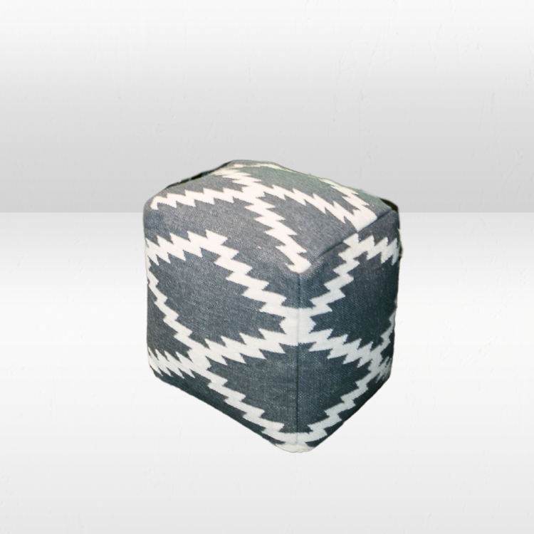 Western Pouf Ottoman view 4